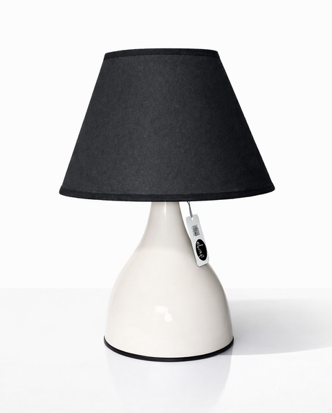 Naomi White Black Table Lamp