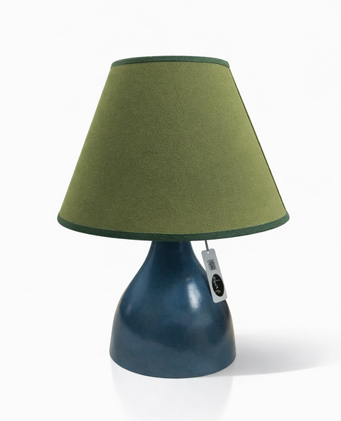 Naomi Blue Olive Table lamp