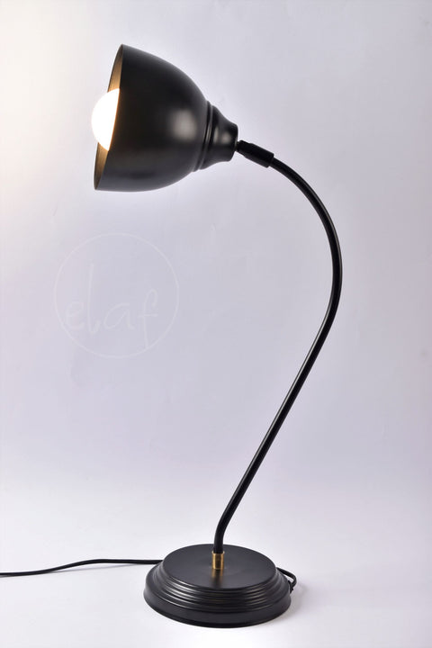 TAJ Black Desk Lamp ~Adjustable Head