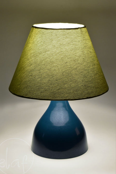 Naomi blue olive Table lamp