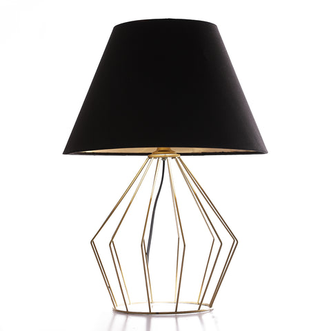 Diamond Black Gold Table lamp