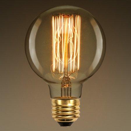 Round Edison decorative bulb