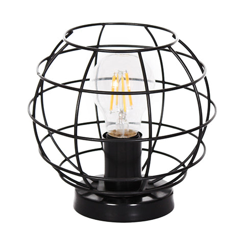 World cage table lamp